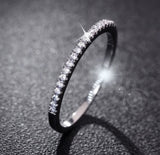 Women’s Rhinestone Engagement Ring Elegant Wedding Jewelry